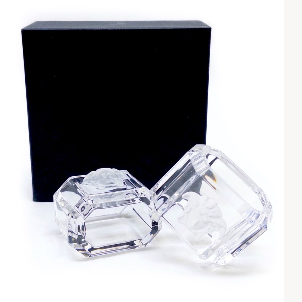 Versace napkin ring pair